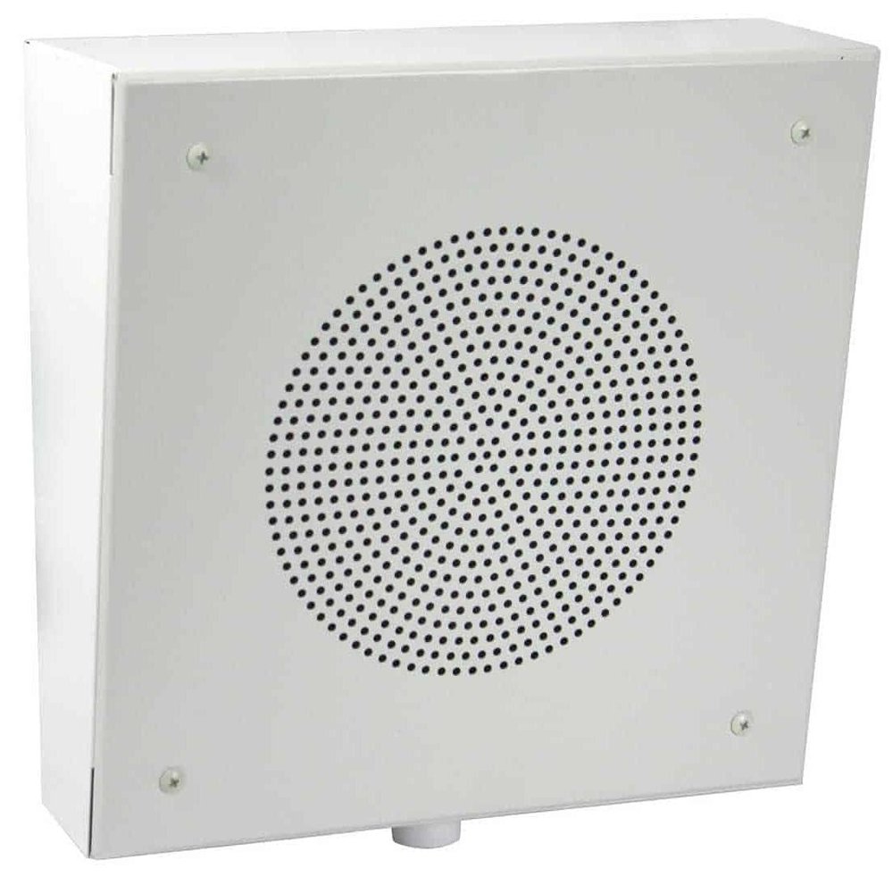 Lowell DSL-805-72K 8-Inch Dual Cone Speaker with 25/70V Xfmr, Grille, Enclosure, Volume Control; 25V/70V Dual Voltage Transformer with Taps at 0.25, 0.5, 1, 2, 5W; Steel Enclosure and Grille