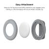 Belkin Apple AirTag Secure Holder with Clip - AirTag Holder - Durable Scratch Resistant AirTag Case - Apple Air Tag Case with Spring Loaded Clip - Attach to Backpack, Clothing, & Luggage - Light Gray view 2