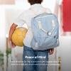 Belkin Apple AirTag Secure Holder with Clip - AirTag Holder - Durable Scratch Resistant AirTag Case - Apple Air Tag Case with Spring Loaded Clip - Attach to Backpack, Clothing, & Luggage - Light Gray view 4