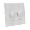 Lowell CS650-DW 50W Mono Volume Control and Program Selector Switch with 1 and 2-Gang Decorator Wall Plates, White; for Use with 70V or 25V Speaker Lines; Provides 33dB Attenuation in 10 Steps view 2