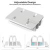 BULL-TECH New Vertical Laptop Stand, Adjustable 2 Slot Aluminum Desktop Holde(Up to 17.3 inch), Fits All MacBook/Microsoft Surface/HP/Dell/ChromeBook/iPad and Gaming Laptops (Silver) view 2