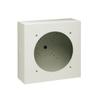 Lowell LUH-Box-INT Steel Enclosure for Unihorn, Surface Mount; 10.5 Square x 4 Deep Inches; Material: 20-Gauge Cold Rolled Steel with Welded Seams; Network Grey Powder Epoxy Finish view 1