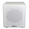 Rockville Rock Shaker 8" 400W Powered Subwoofer, Deep Bass, Class-D Amp, RCA Inputs, MDF Enclosure, White Finish, for Home Theater & Studio view 1