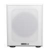 Rockville Rock Shaker 8" 400W Powered Subwoofer, Deep Bass, Class-D Amp, RCA Inputs, MDF Enclosure, White Finish, for Home Theater & Studio view 3