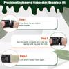 enkic Elastic Nylon Bands Compatible with Fitbit Charge 6/Charge 5 Bands, 4 Pack Soft Adjustable Stretchy Strap Breathable Sport Loop Replacement Wristband for Fitbit Charge 5/Charge 6 Men Women view 3