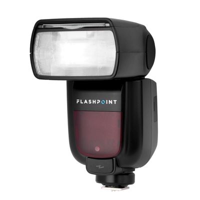 Flashpoint Zoom II AA R2 TTL On Camera Flash Speedlight for Panasonic and Olympus, 76ws 2.4GHz Speed Light with 0.1-2.6s Recycle Time, 4X AA Alkaline 1.5v LR6 Batteries, 330 Full-Power Flashes