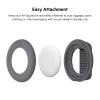 Belkin Apple AirTag Secure Holder with Clip - AirTag Holder - Durable Scratch Resistant AirTag Case - Apple Air Tag Case with Spring Loaded Clip - Attach to Backpack, Clothing, & Luggage - Dark Gray view 2