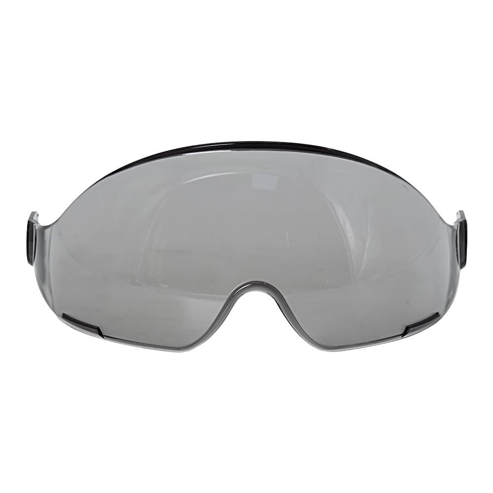 AOLAMEGS Hard Hat Accessories Visor - PC Material Safety Helmet Goggle Replacement EN 166 Approved Black Lens Sun Shade Eye Protector Block Dust and Sunlight