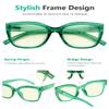 Eyekepper 4-Pack Reading Glasses Blue Light Blocking Women Computer Reader +1.75 view 4