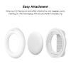 Belkin Apple AirTag Secure Holder with Clip - AirTag Holder - Durable Scratch Resistant AirTag Case - Apple Air Tag Case with Spring Loaded Clip - Attach to Backpack, Clothing, and Luggage - White view 2