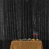 Eternal Beauty Black Sequin Backdrop, 8x10 Ft Halloween Glitter Background Curtains for Shimmer Photography Party Wedding Birthday Back Drop Decor view 4