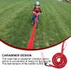 Red Bike Bungee Tow Rope for Kids, Child Bike Stretch Bungee Cord Pull Behind Attachment High Strength 800KG 3M Bicycle Towing Strap with Carabiner view 3