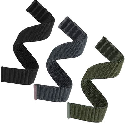 Olytop Fenix 8 47mm/Fenix 7/6/5/EPIX Gen 2/ Pro 47mm Watch Bands, 22mm Hook & Loop Quick Dry Nylon Sport Replacement Strap for Garmin Fenix 6 Pro/7 pro/5 Plus/Instinct/Forerunner 935, Black/Green/Grey