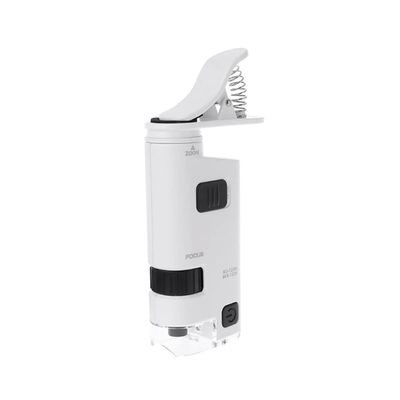 Microscope Accessories Kit 80-120X Phone Clip Microscope Microscope Slides