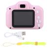 Mini Kids Video Camera, 2.0 inch Color Screen Digital Kids Camera 1080P Rechargeable Children's Camera with Lanyard Toy Gifts for Girls Boys Birthday Party(Pink) view 1