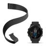 C2D JOY Strap Compatible with Garmin Forerunner 945/93522mm Replacement Watch band - Woven Nylon with Hook-And-Loop - (10#) Dark Black,Medium(5.5-7.5in) view 1