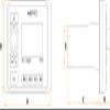 Hertz HMR-50 3-Zone Receiver 3.5" Color TFT IPS Display AM/FM/USB/Bluetooth, L/R line Out per Zone + Sub LP 60-80-100 Hz view 2