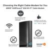 ARRIS Surfboard G34 DOCSIS 3.1 Gigabit Cable Modem & AX3000 Wi-Fi 6 Router, Approved for Cox, Spectrum, Xfinity & Others (Renewed) black view 2