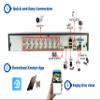 Evertech 16 Channel Security Surveillance Camera Recorder 2TB Recording Memory for AHD TVI CVI and Analog Security Cameras view 4