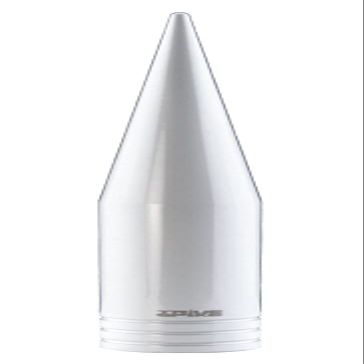 TRUE SPIKE 5.5 inch Fat Spike White Antenna in Heavy Gauge CNC Machined Billet Aluminum Short Compatible with Nissan Titan