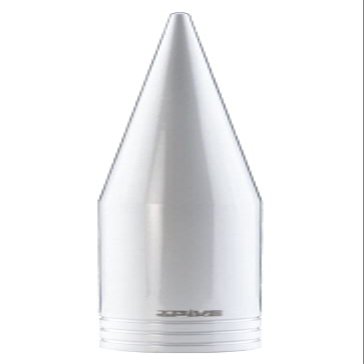 TRUE SPIKE 5.5 inch Fat Spike White Antenna in Heavy Gauge CNC Machined Billet Aluminum Short Compatible with Nissan Titan