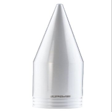 TRUE SPIKE 5.5 inch Fat Spike White Antenna in Heavy Gauge CNC Machined Billet Aluminum Short Compatible with Ford Raptor F-150