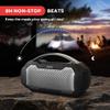 Pyle Portable Wireless Bluetooth Loud Streaming Speaker w/Deep Bass Hands-Free Microphone w/TWS Stereo Sound Function - IPX6 Waterproof Outdoor Speaker, 8H Playtime, AUX, BT Range 32+ ft - PCMPSB1BK view 4