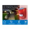 Solar-Powered Motion Sensor Outdoor Indoor Alarm with Loud Siren Sound Strobe Light view 2