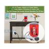 Solar-Powered Motion Sensor Outdoor Indoor Alarm with Loud Siren Sound Strobe Light view 3