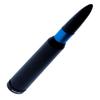 VMS RACING 50 Cal Caliber Black Back The Blue Thin Blue Line 5.5 Inch Bullet Antenna with Anti-Theft + Copper Coil Billet Aluminum Short Compatible with Jeep Wrangler Jk Jku Jl Jlu view 2
