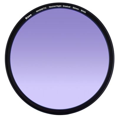 Kase Wolverine 82mm Graduated Neutral Night Magnetic Shockproof Tempered Optical Glass Broadband Filter Incl Adapter Light Pollution 82