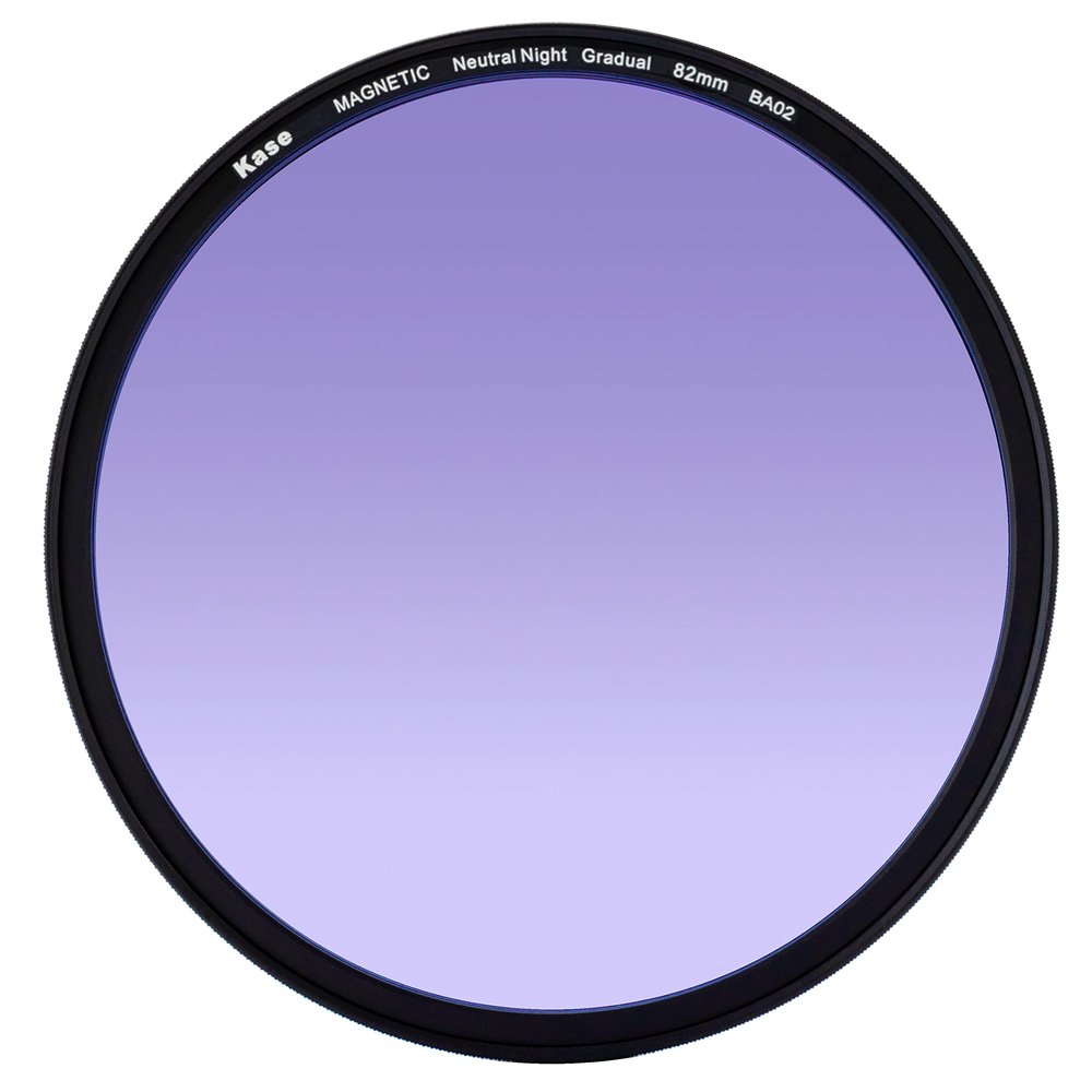 Kase Wolverine 82mm Graduated Neutral Night Magnetic Shockproof Tempered Optical Glass Broadband Filter Incl Adapter Light Pollution 82