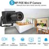 REVODATA 5MP POE Mini IP Camera Indoor POE Security Camera, 6-22mm Manual Zoom Lens P2P Remote View CCTV Video IP Surveillance Mini,H.265 Motion Detection (I712-2-P-HS) view 2
