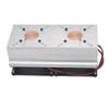 100W 200W High Power LED Heatsink Cooling With Fans 57mm /44mm / 67mm Lens +Reflector Bracket - (Color: 66mm Lens) view 2