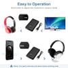 Ankilo Aux Bluetooth Adapter for Car, Upgraded Bluetooth 5.3 Transmitter Receiver, Portable Wireless Adapter, 2-in-1 Aux Audio Receiver for Laptop, Radio, Headphones, Speakers, TV view 3