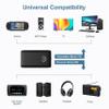 Ankilo Aux Bluetooth Adapter for Car, Upgraded Bluetooth 5.3 Transmitter Receiver, Portable Wireless Adapter, 2-in-1 Aux Audio Receiver for Laptop, Radio, Headphones, Speakers, TV view 4