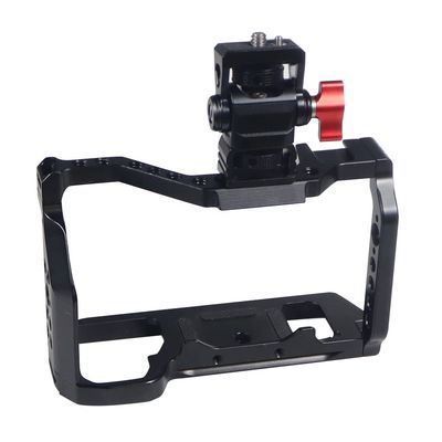 FEICHAO All-Inclusive Camera Cage with Adjustable Gimbal Monitor Bracket Compatible with Sony A7R3/A7C,DJI Camera