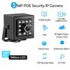 REVODATA 5MP Mini POE IP Camera,Indoor Security IP Camera 940nm Invisible 10pcs LED Infrared Night Vision,3.6mm Lens 75 P2P View CCTV POE Video Cam Motion Detection (I708-P-HS) view 2