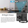 REVODATA 5MP Mini POE IP Camera,Indoor Security IP Camera 940nm Invisible 10pcs LED Infrared Night Vision,3.6mm Lens 75 P2P View CCTV POE Video Cam Motion Detection (I708-P-HS) view 3