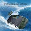 IPX7 Waterproof Bluetooth Speaker, 40W (60W Peak) Portable Wireless Speakers, 32H Playtime, Stereo Loud Sound, Deep Bass, Bluetooth 5.0, Built-in Mic for Camping, Party, Outdoor, Gifts, Beach-Green view 3
