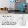 REVODATA 5MP POE IP Indoor Security Camera,3.7mm Lens 80 940nm Invisible LEDs IR Night Vision Mini PIR IP POE Video Camera,P2P H.265 Motion Detection (IPIR-M-P-HS White) view 4