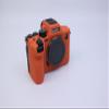 BolinUS For A7 IV Case, Fullbody Ultra-thin Lightweight Rubber Soft Silicone Housing Case Bag Cover for Sony Alpha A7 IV A7IV (Orange) view 2