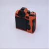 BolinUS For A7 IV Case, Fullbody Ultra-thin Lightweight Rubber Soft Silicone Housing Case Bag Cover for Sony Alpha A7 IV A7IV (Orange) view 4