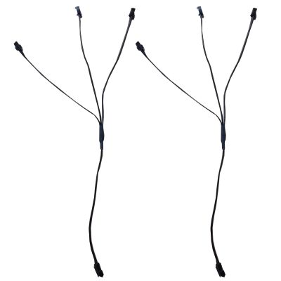 JYtrend 3 Way Splitter Connector for Neon El Wire Light (2 Pieces)
