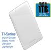 Avolusion T1 Series 1TB USB 3.0 Portable External Gaming Hard Drive - White (for PS4 / PS5 Pre-Formatted) - 2 Year Warranty (Renewed) view 2