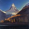 ROCKWELL KENT : Mount Assiniboine. Canadian Rockies : Archival Quality Art Print view 1