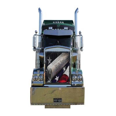 GrilleAdz We The People Mesh Bug Screen for Kenworth W900B (Bug Screen Only)