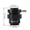 Microscope Kit 1/2 CTV Trinocular Stereo Microscope C-Mount Interface 25mm Camera Interface Microscope Adapters Microscope Lens Adapters view 2