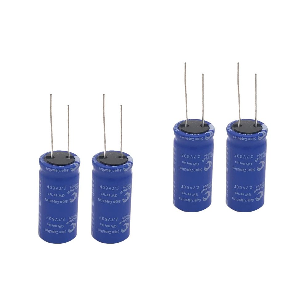 Car Audio Super Capacitor 2 pcs Super Capacitor 2.7V 60F Condenser Condenser