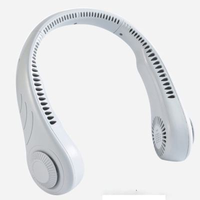 Sxdthy Neck Fan, Portable Bladeless Hands Free Fan, Adjustable Angle 360 Cooling USB Rechargeable Quiet Wearable Hanging Sport Personal Fan, 3 Speeds Suitable for Outdoor Office Travel